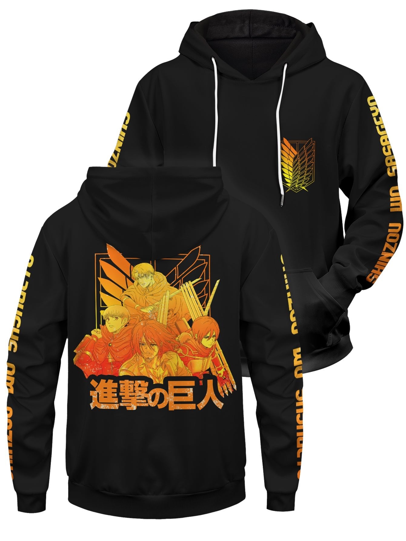 AOT Power Four Unisex Pullover Hoodie 1