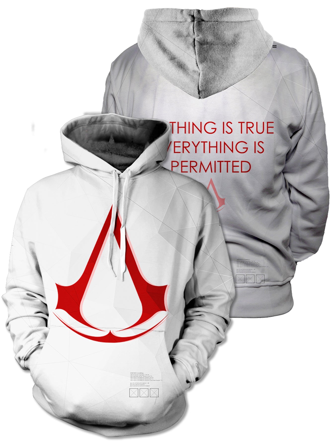 Assassins Creed 1 Unisex Pullover Hoodie 1