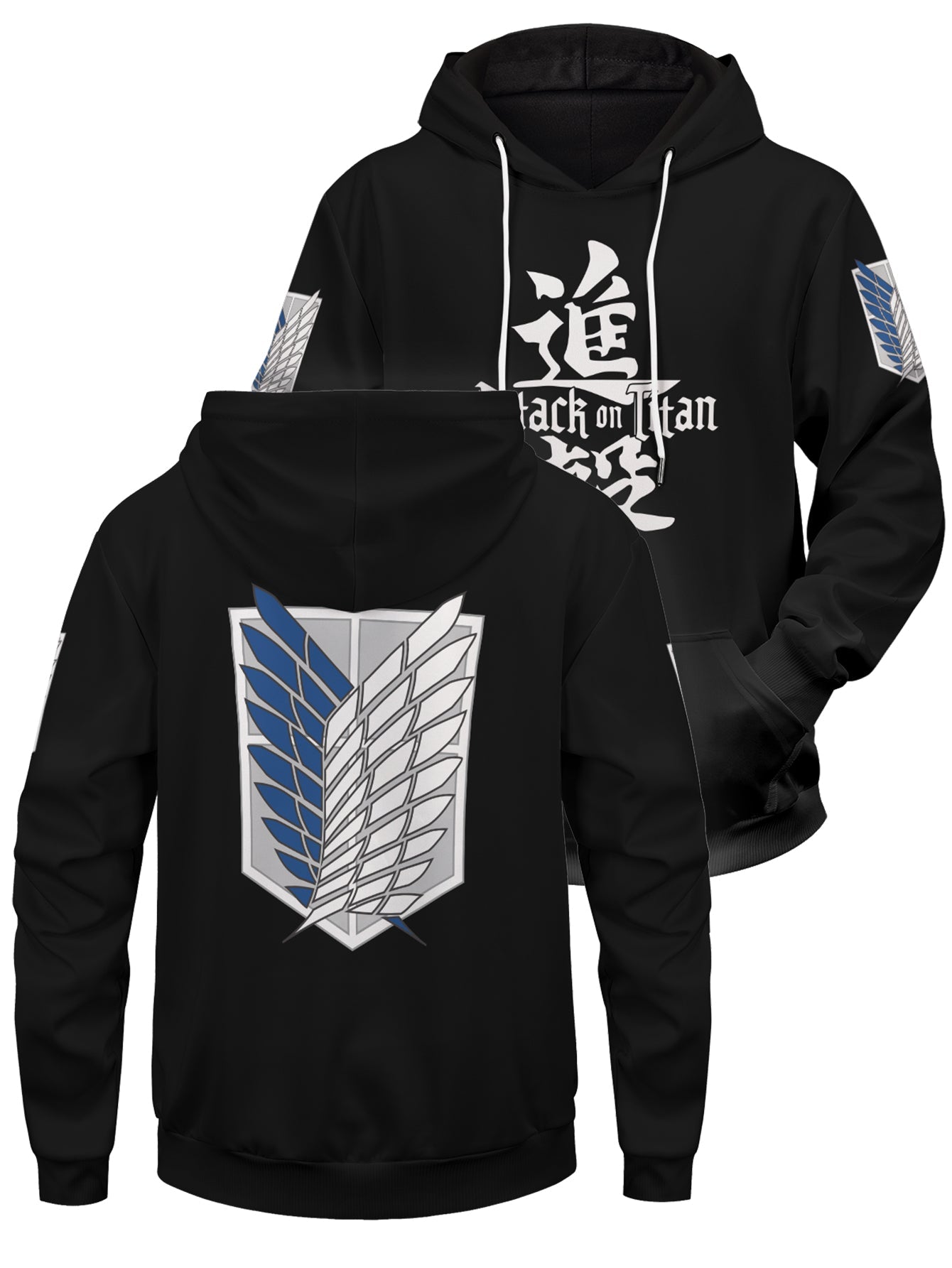 Attack on Titan Unisex Pullover Hoodie 1
