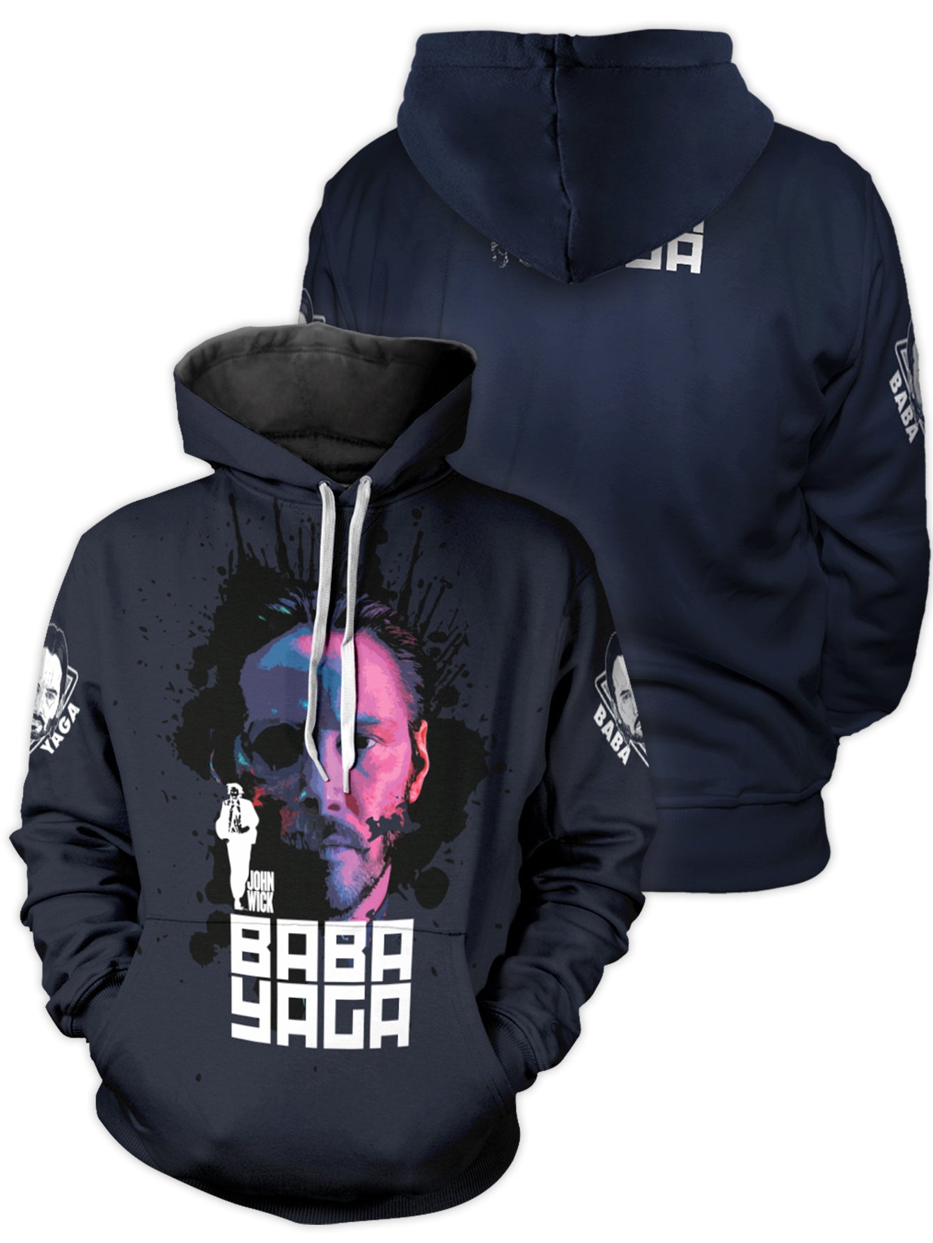 Baba Yaga Unisex Pullover Hoodie 1