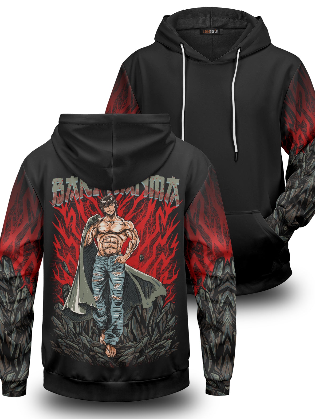 Baki Hanma Unisex Pullover Hoodie 1