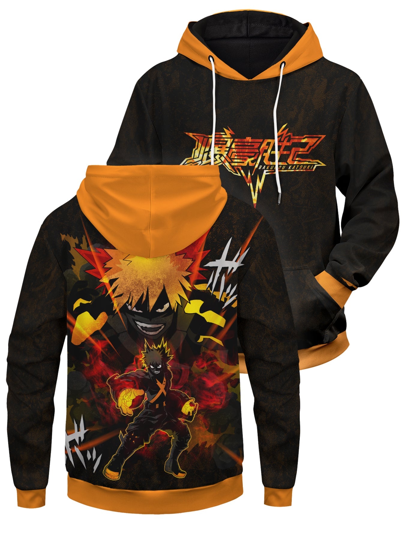 Bakugo Spirit Unisex Pullover Hoodie 1
