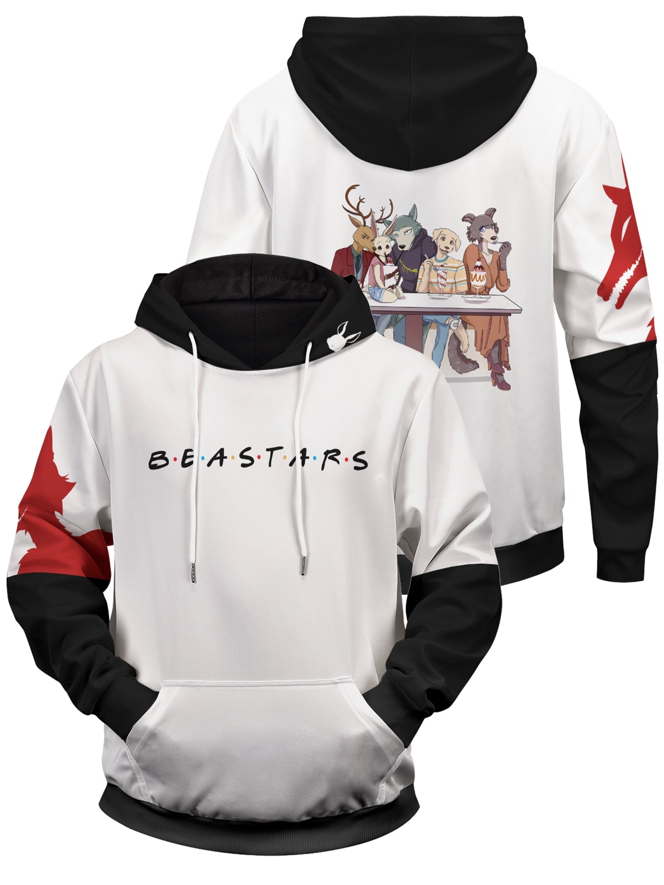 Beastars Friends Unisex Pullover Hoodie 1