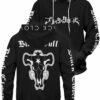 Black Bull Unisex Pullover Hoodie 1