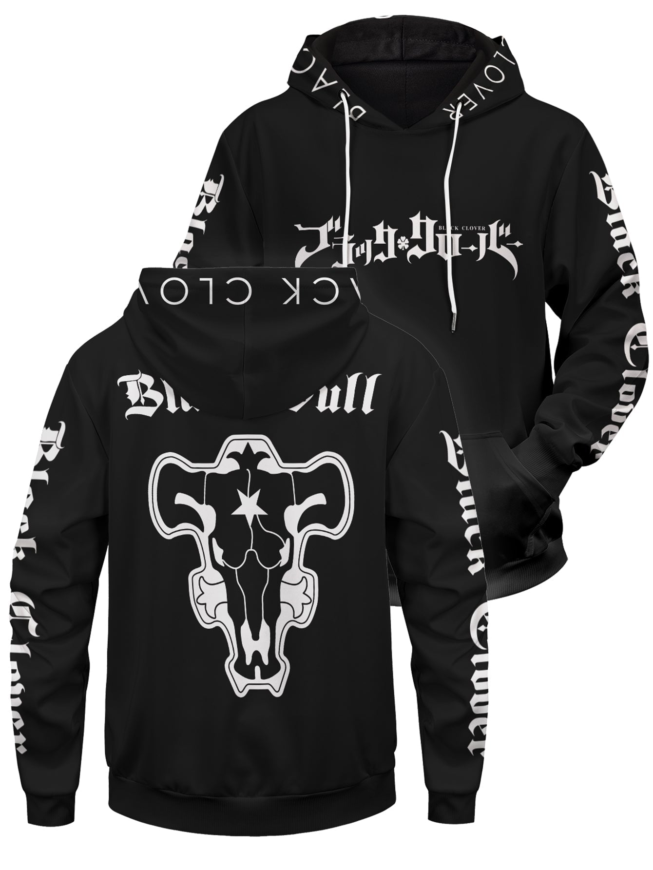Black Bull Unisex Pullover Hoodie 1