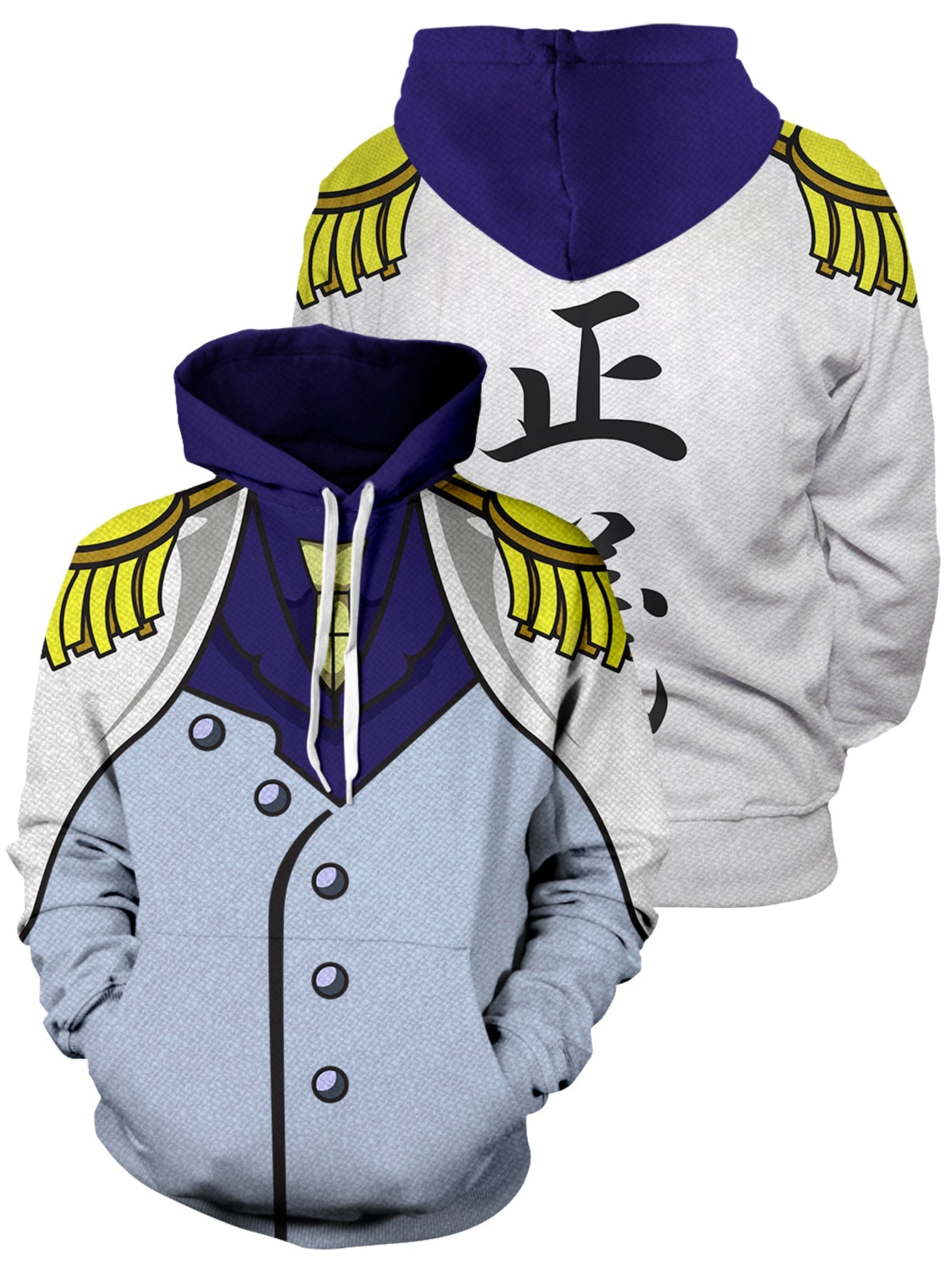 Blue Pheasant Unisex Pullover Hoodie 1