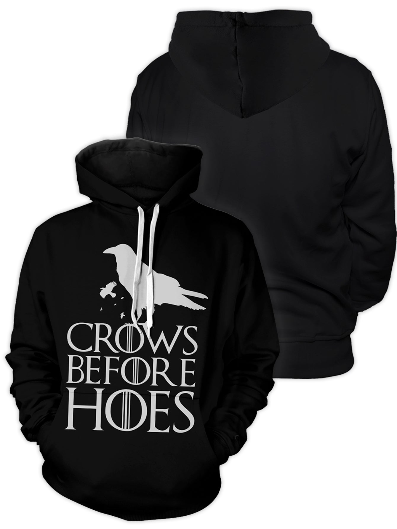 Crows Before Hoes Unisex Pullover Hoodie 1