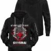 Cyber Samurai Unisex Pullover Hoodie 1