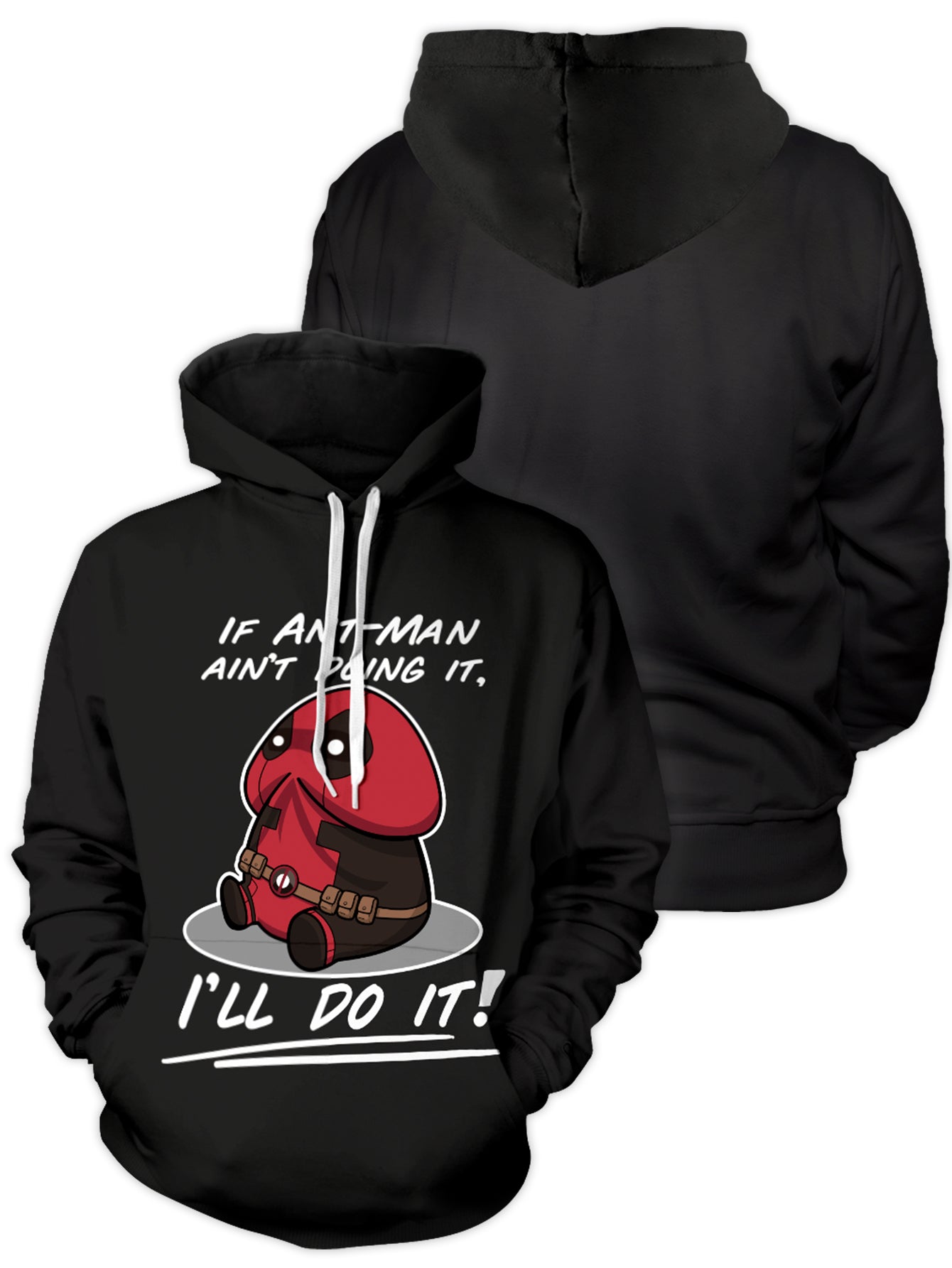 D Pool Up Thanos Unisex Pullover Hoodie 1