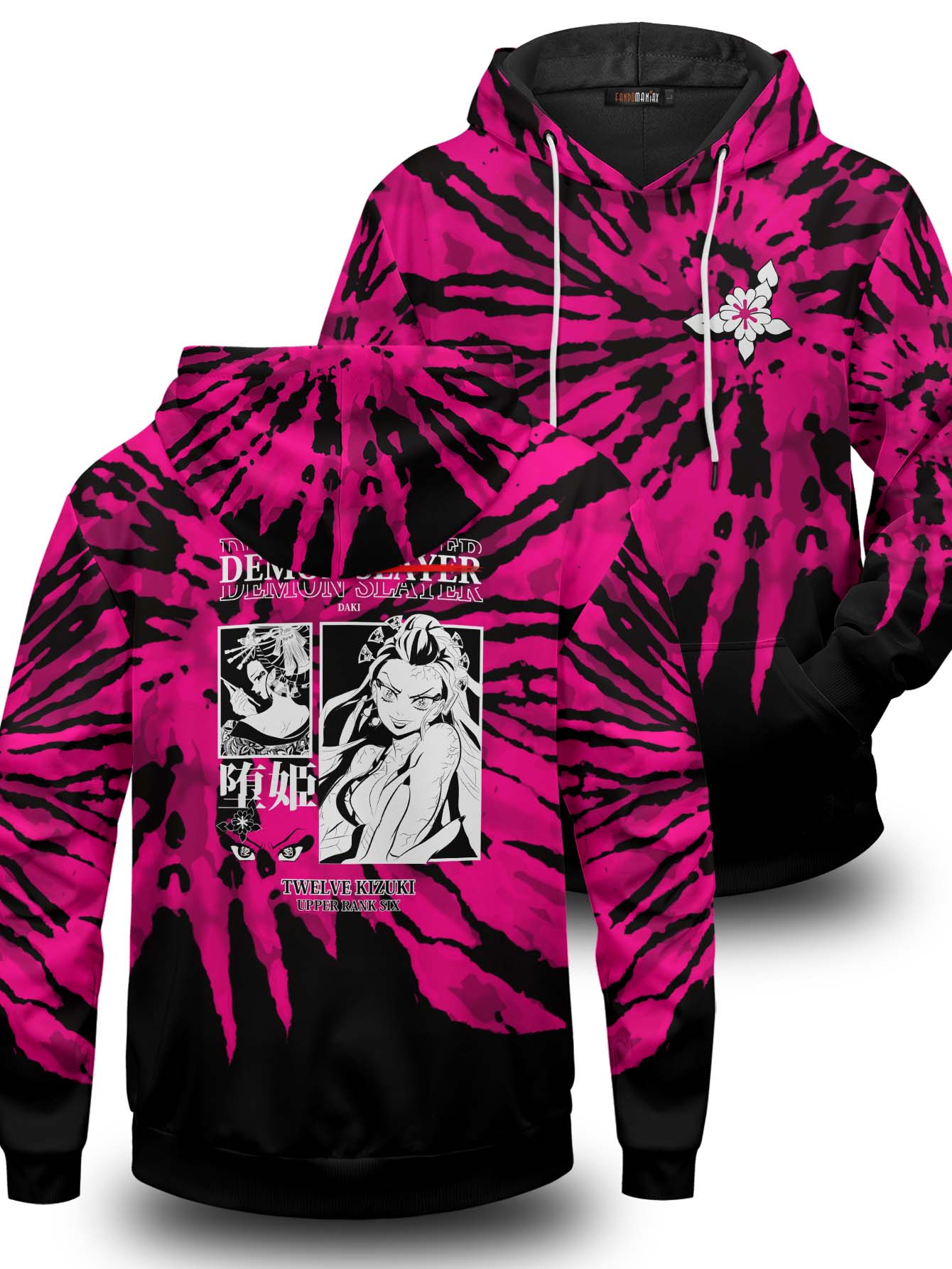 Daki Tie Dye Unisex Pullover Hoodie 1