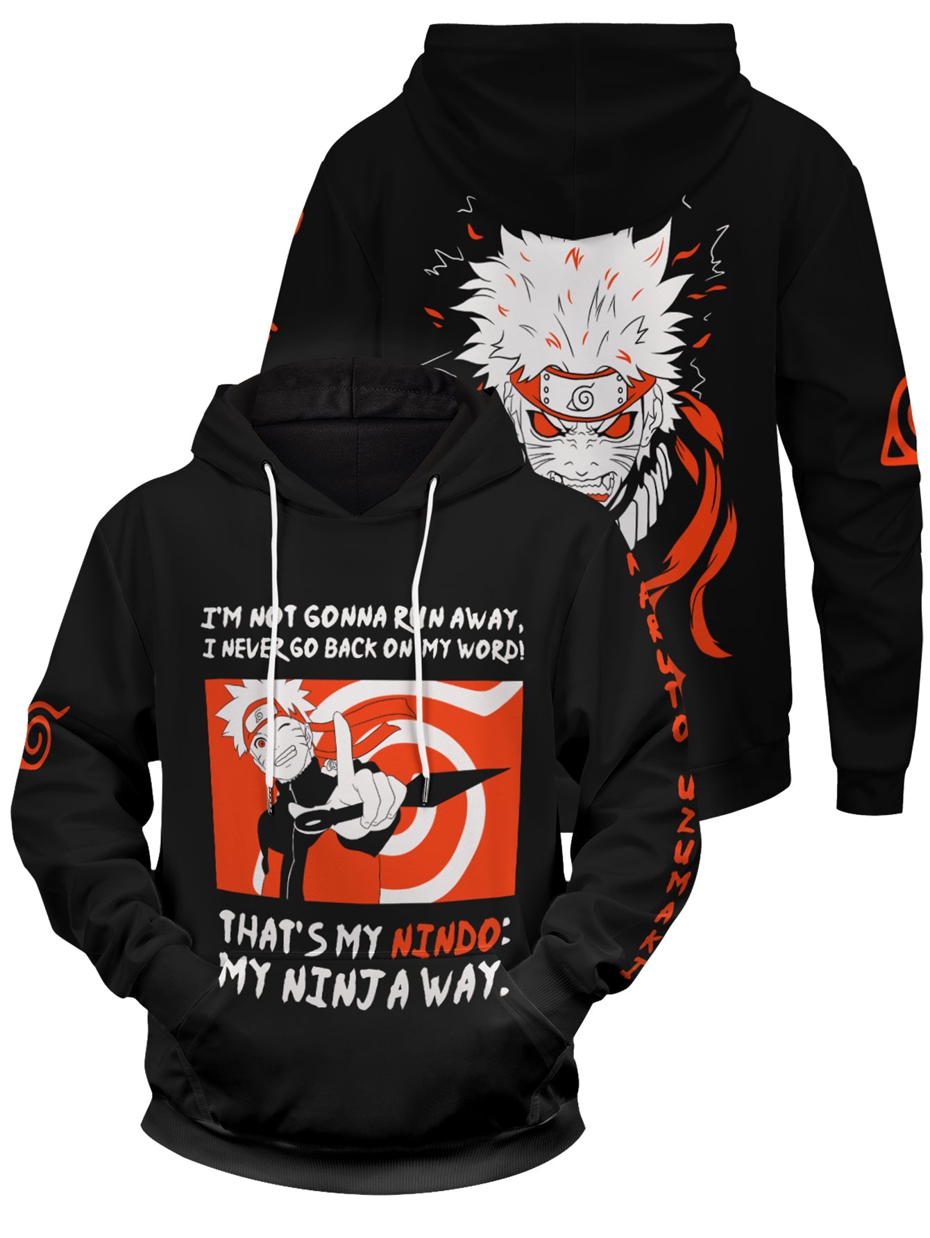 Dark Naruto Unisex Pullover Hoodie 1
