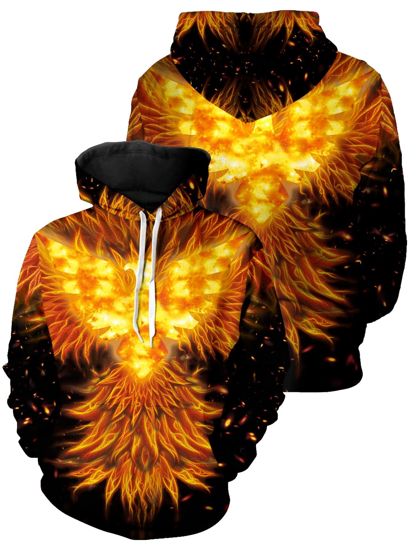 Dark Phoenix Flame Unisex Pullover Hoodie 1