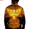 Dark Phoenix Flame Unisex Pullover Hoodie 3
