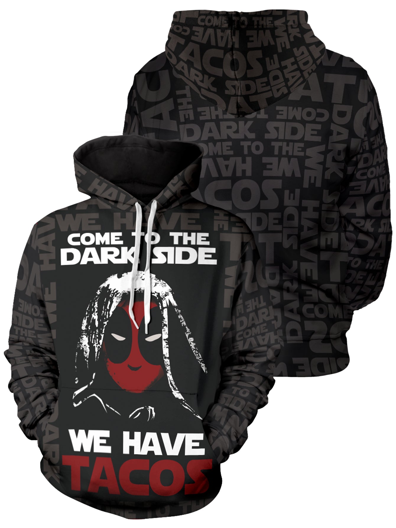 Darth Pool Unisex Pullover Hoodie 1