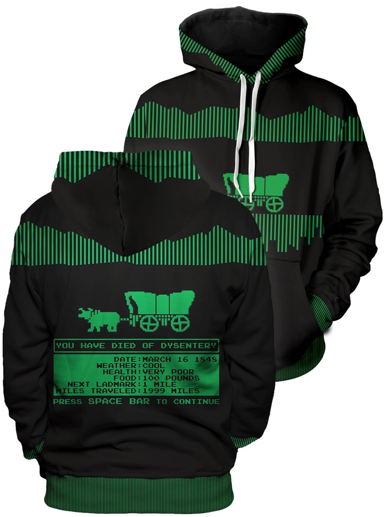 Died of Dysentery Unisex Pullover Hoodie 1