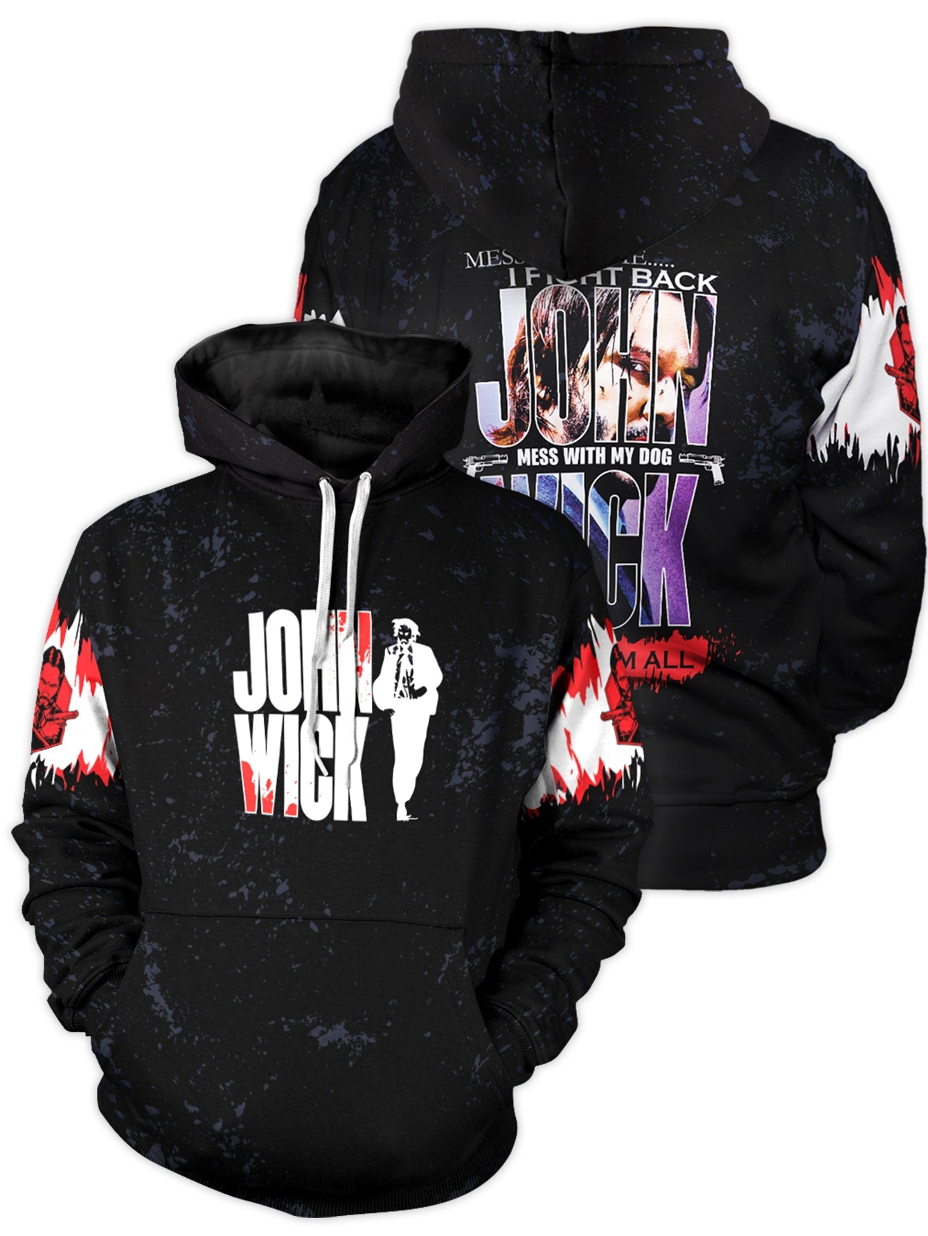 Dont mess with my dog Unisex Pullover Hoodie 1