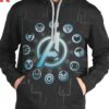 Earths Mightiest Heroes Unisex Pullover Hoodie 3