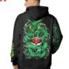 Emerald Serpent Unisex Pullover Hoodie 2