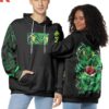 Emerald Serpent Unisex Pullover Hoodie 3
