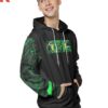 Emerald Serpent Unisex Pullover Hoodie 5