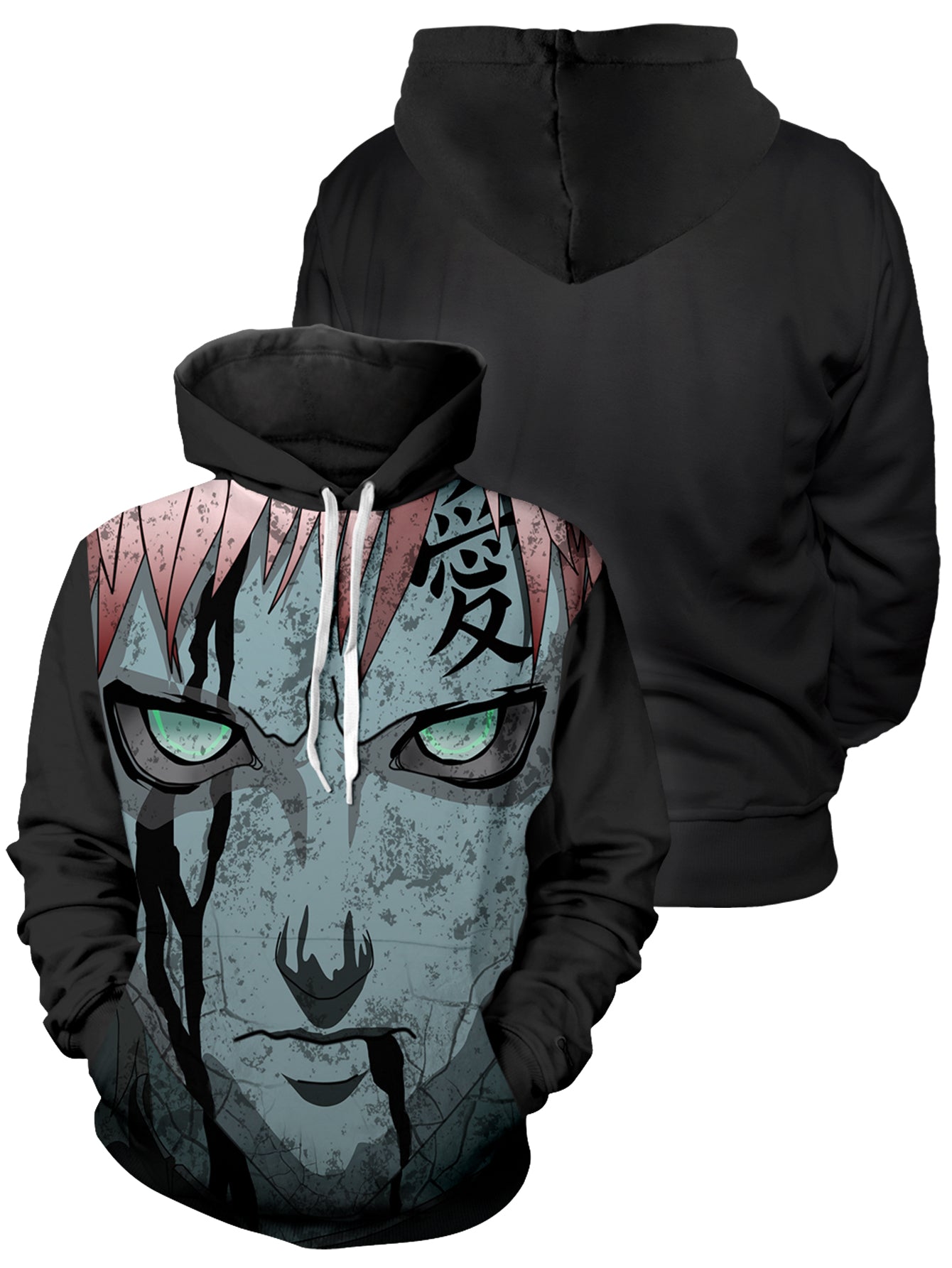 Eyes of Power Gaara Unisex Pullover Hoodie 1