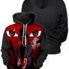 Eyes of Power Sharingan Unisex Pullover Hoodie 1