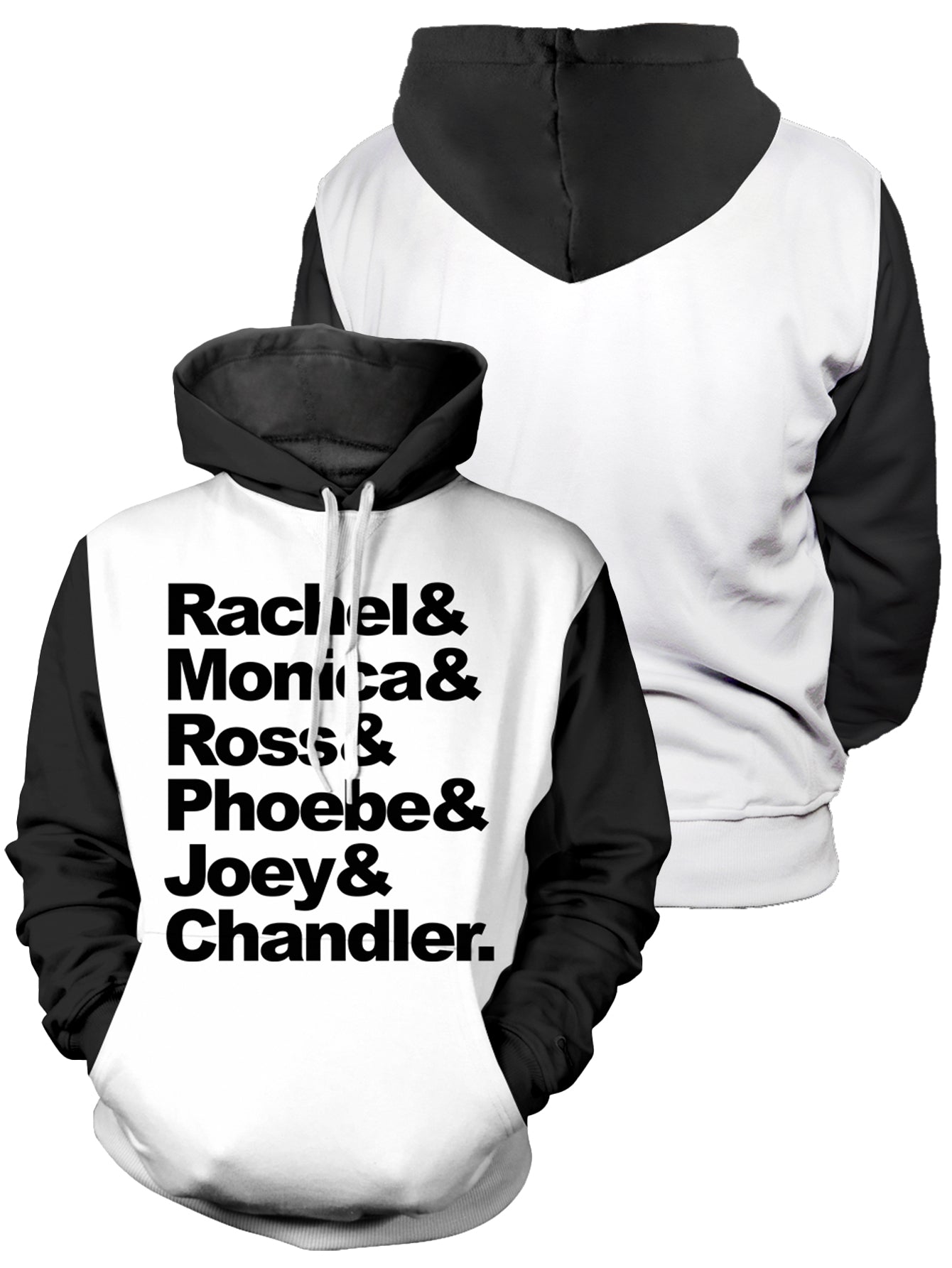 Friends Characters Unisex Pullover Hoodie 1