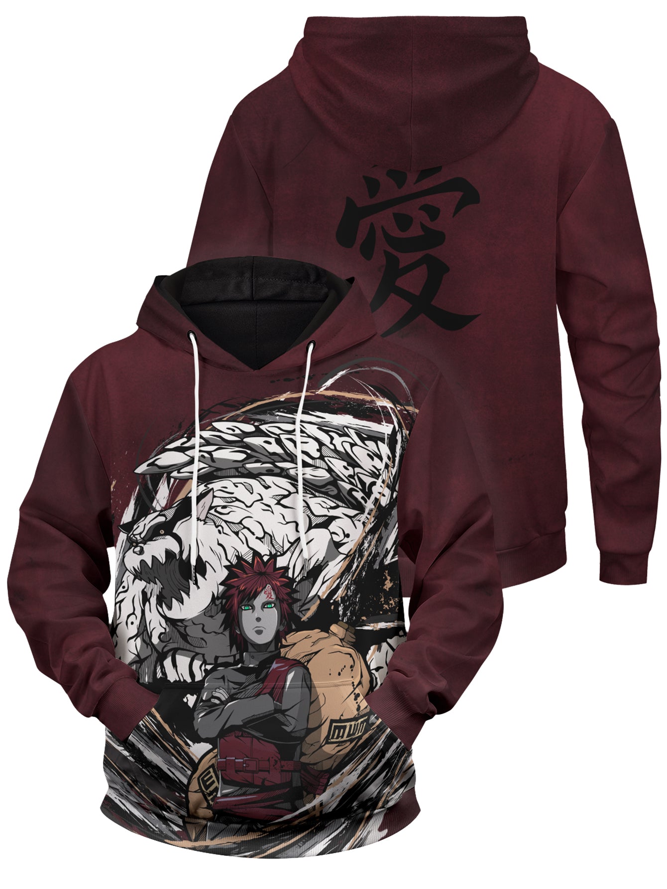 Gaara Shukaku Unisex Pullover Hoodie 1
