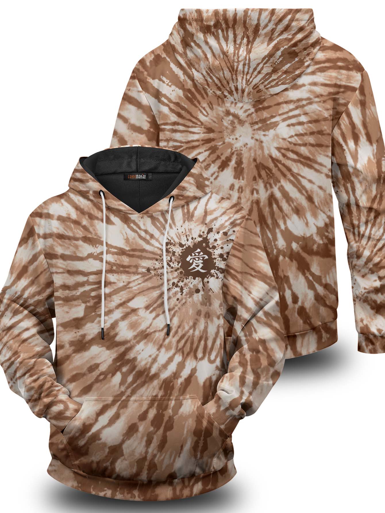 Gaara Tie Dye Unisex Pullover Hoodie 1
