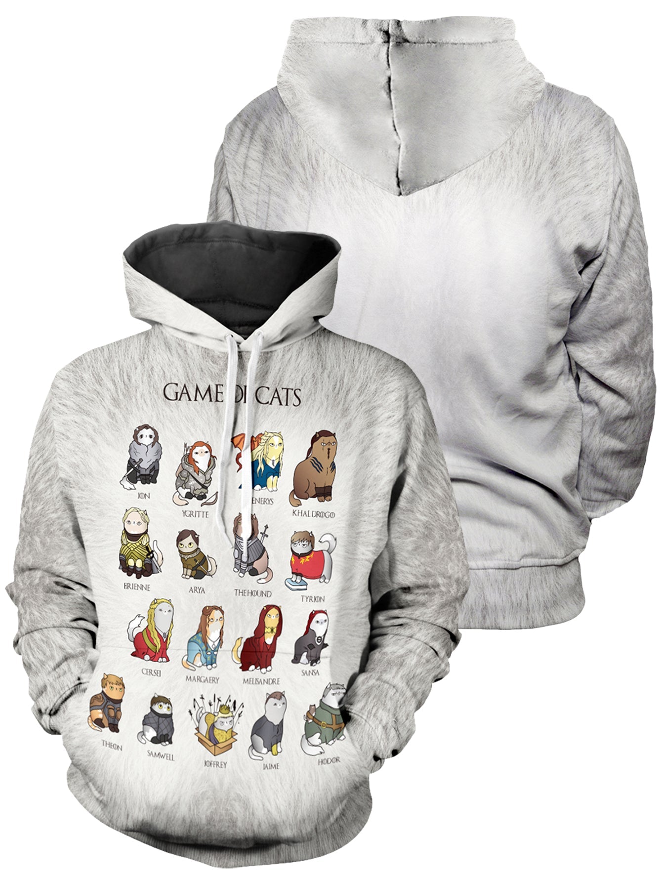 Game of Cats Unisex Pullover Hoodie 1