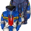 Gundam MSZ 006 Unisex Pullover Hoodie 1