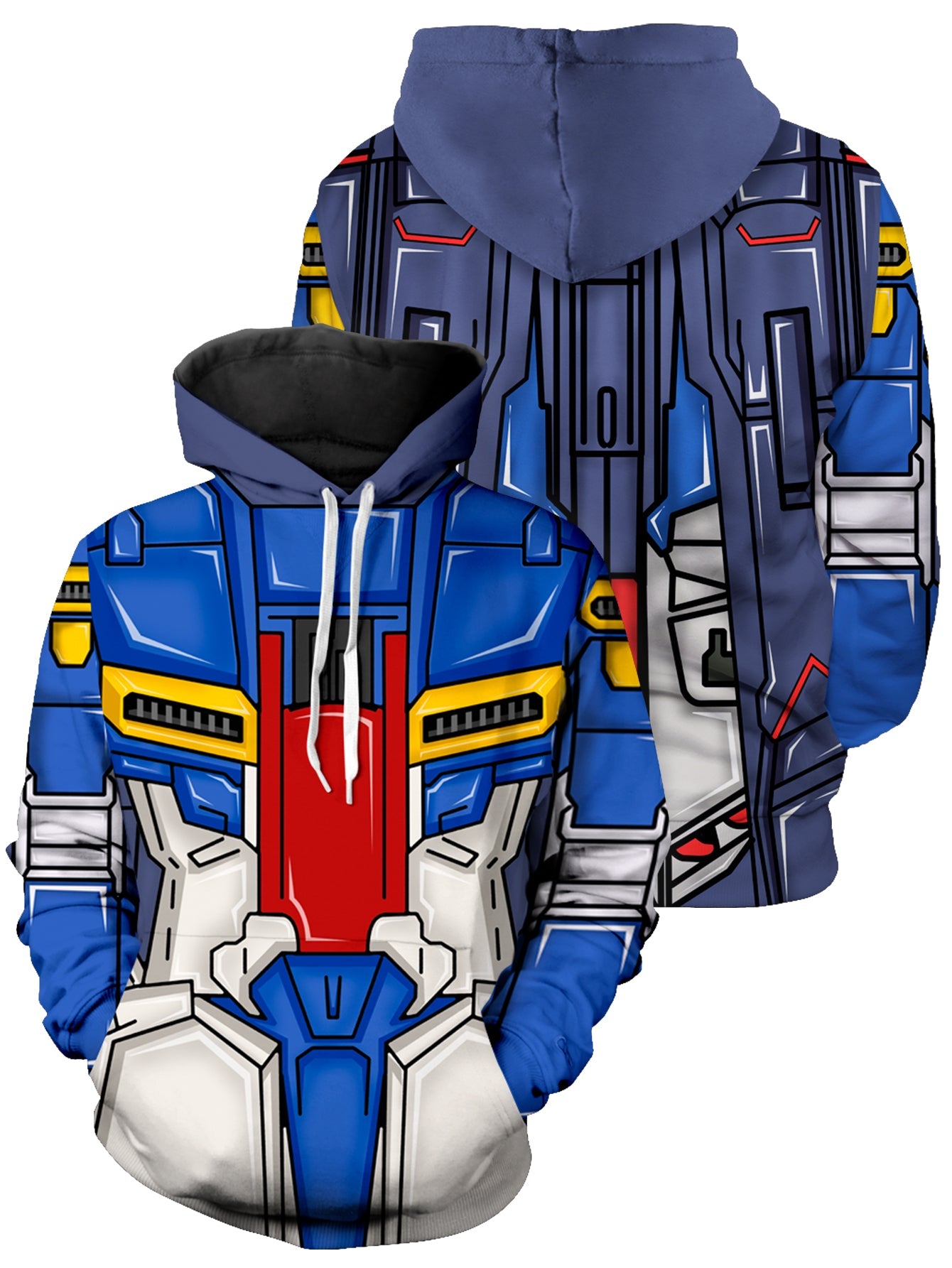 Gundam MSZ 006 Unisex Pullover Hoodie 1