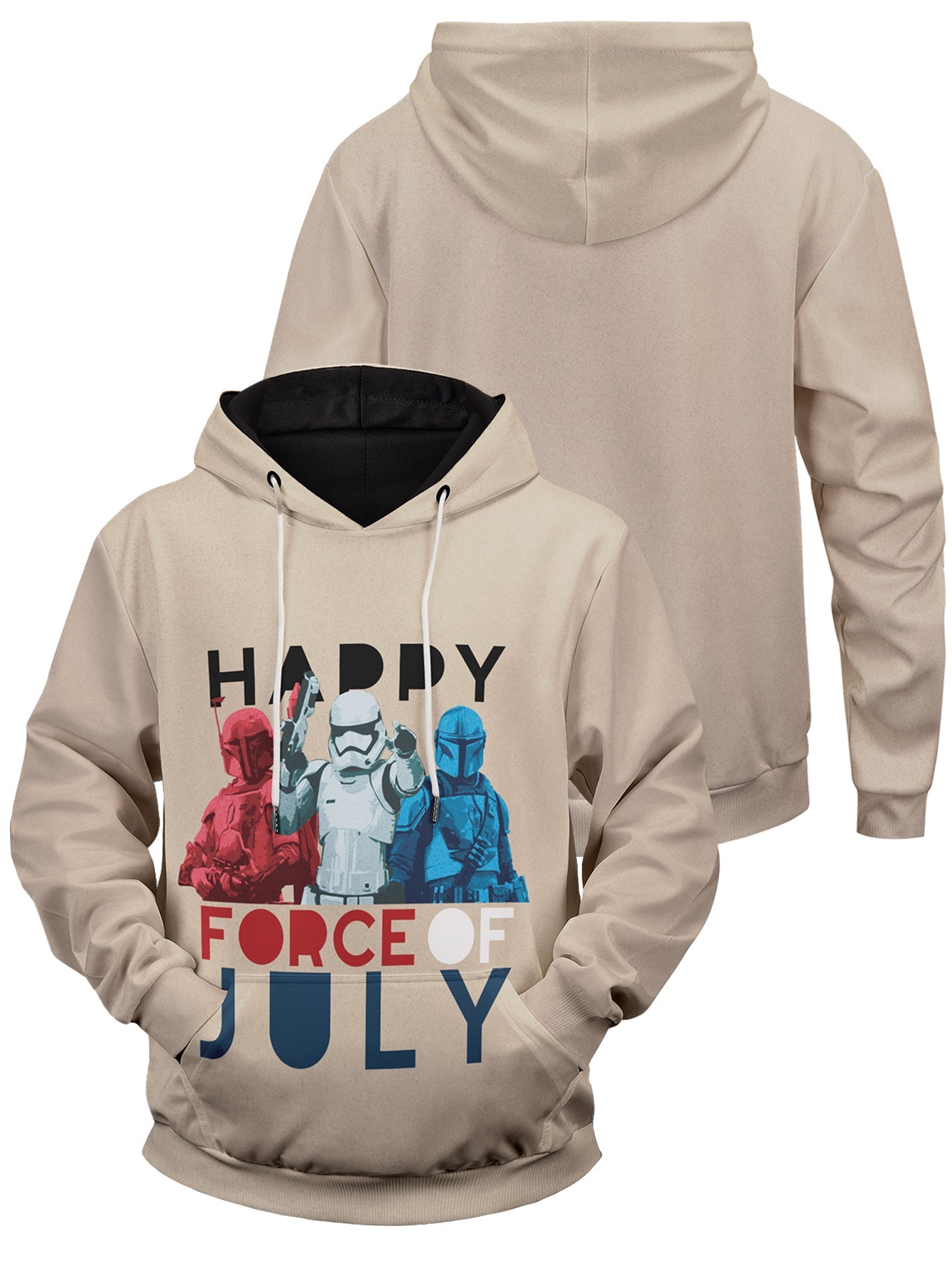 Happy Force of July Unisex Pullover Hoodie 1