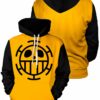 Hearts Pirate Cosplay Unisex Pullover Hoodie 1
