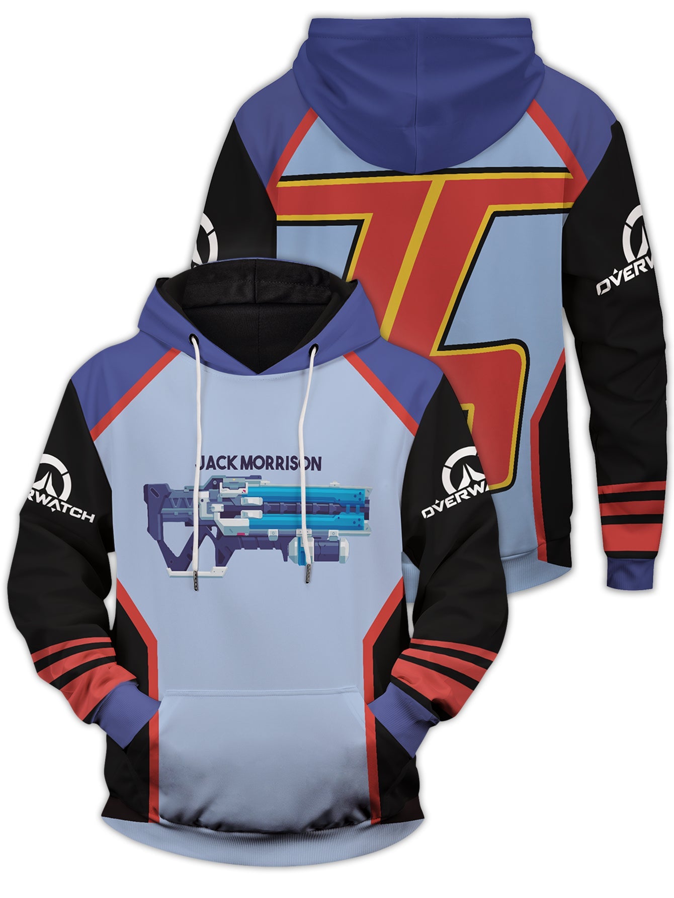 Hero Soldier 76 Unisex Pullover Hoodie 1