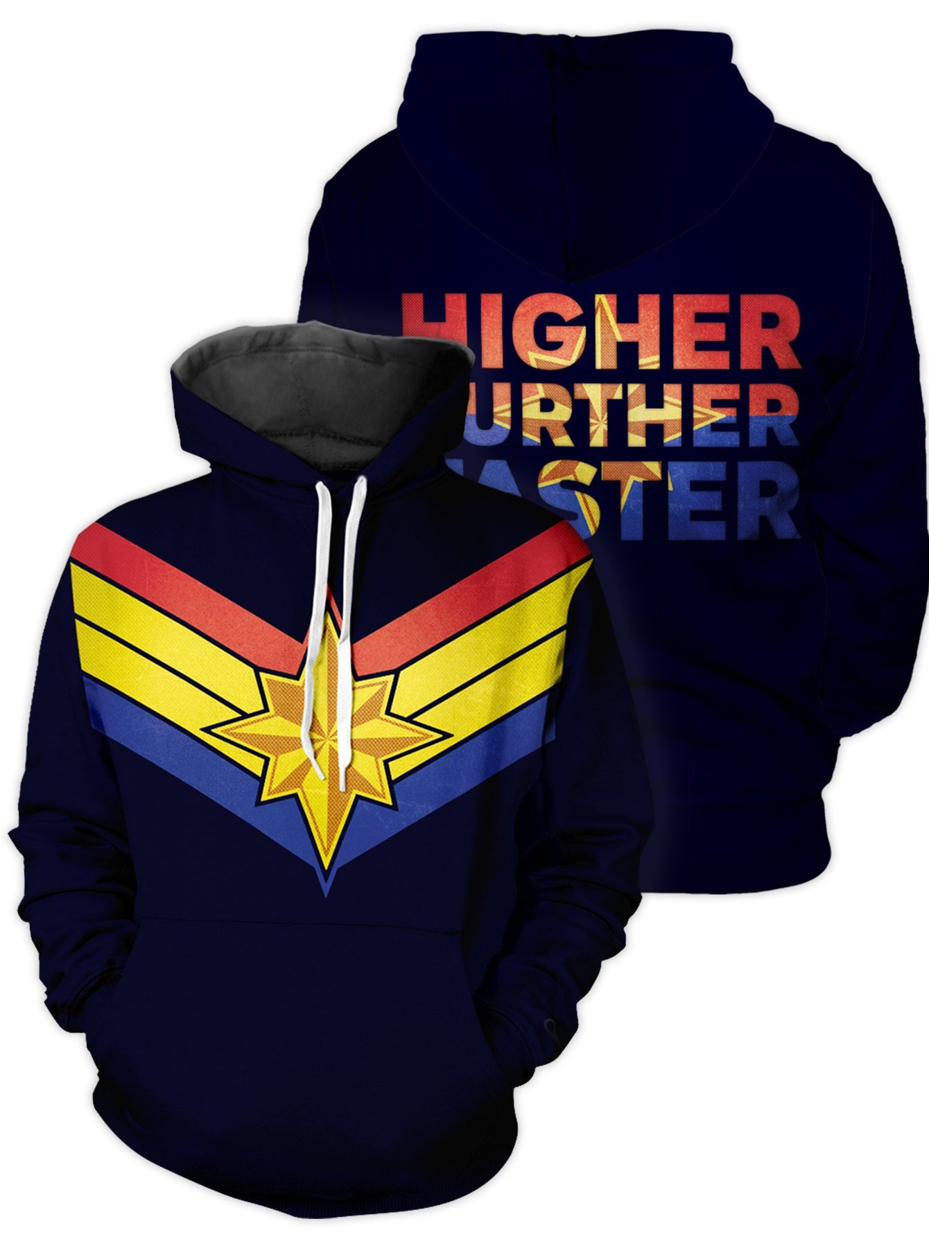 Higher Further Faster Unisex Pullover Hoodie 1