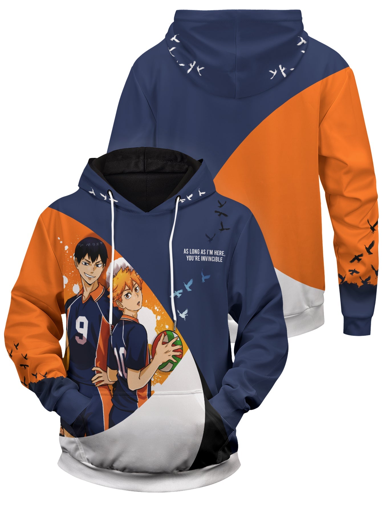 Hinata x Kageyama Unisex Pullover Hoodie 1