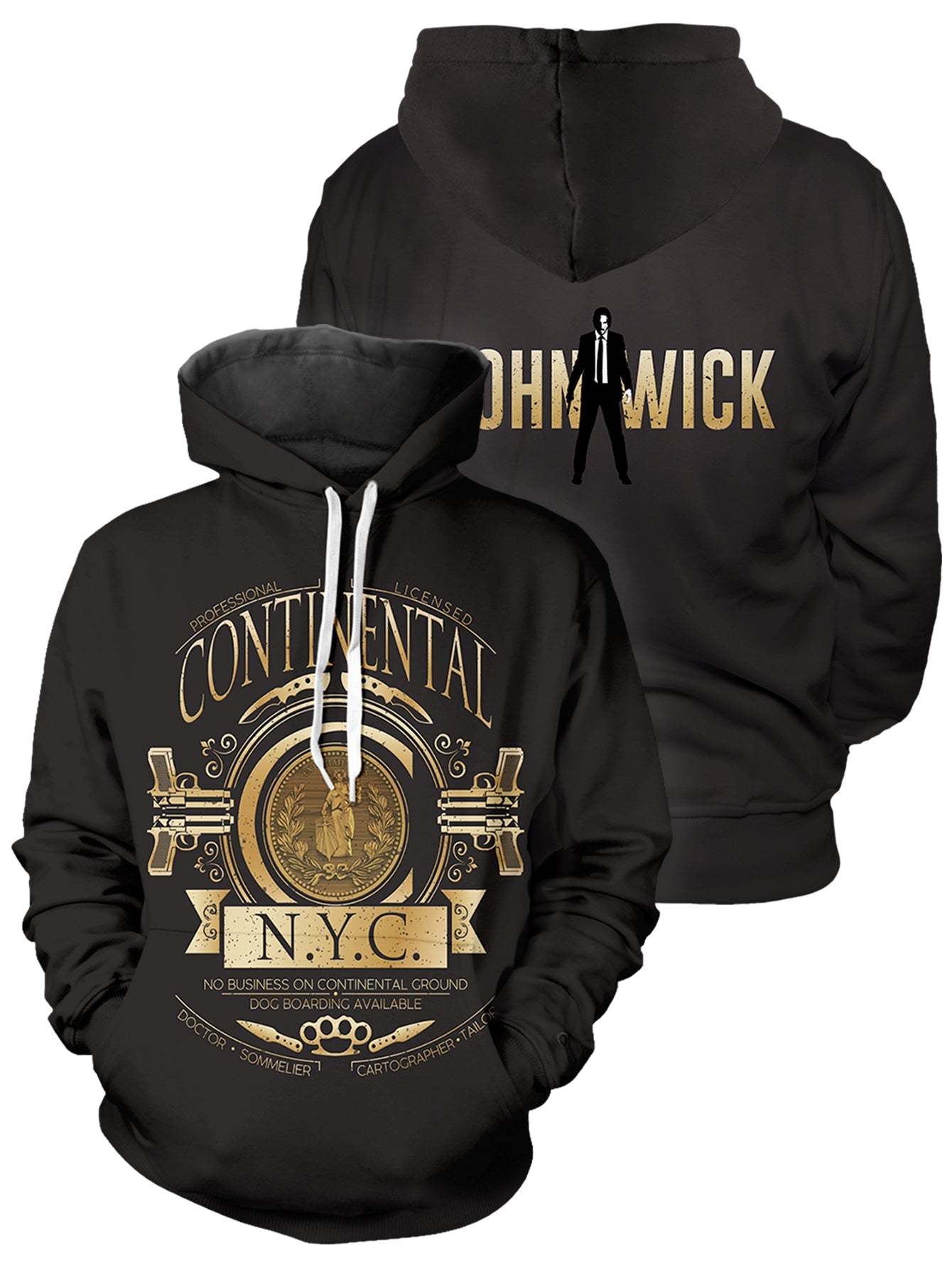 Hotel Continental Unisex Pullover Hoodie 1