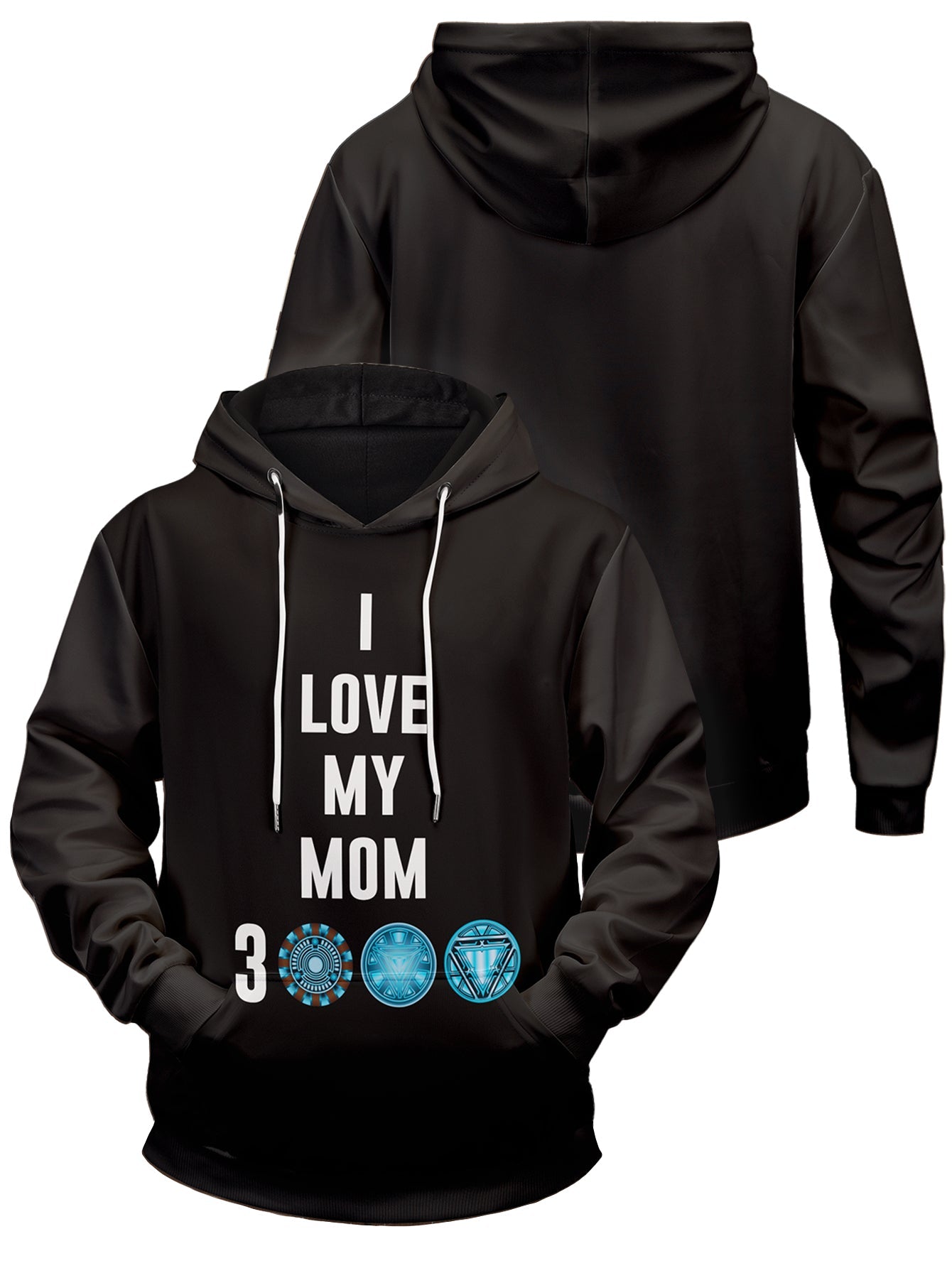 I love my Mom 3000 Unisex Pullover Hoodie 1