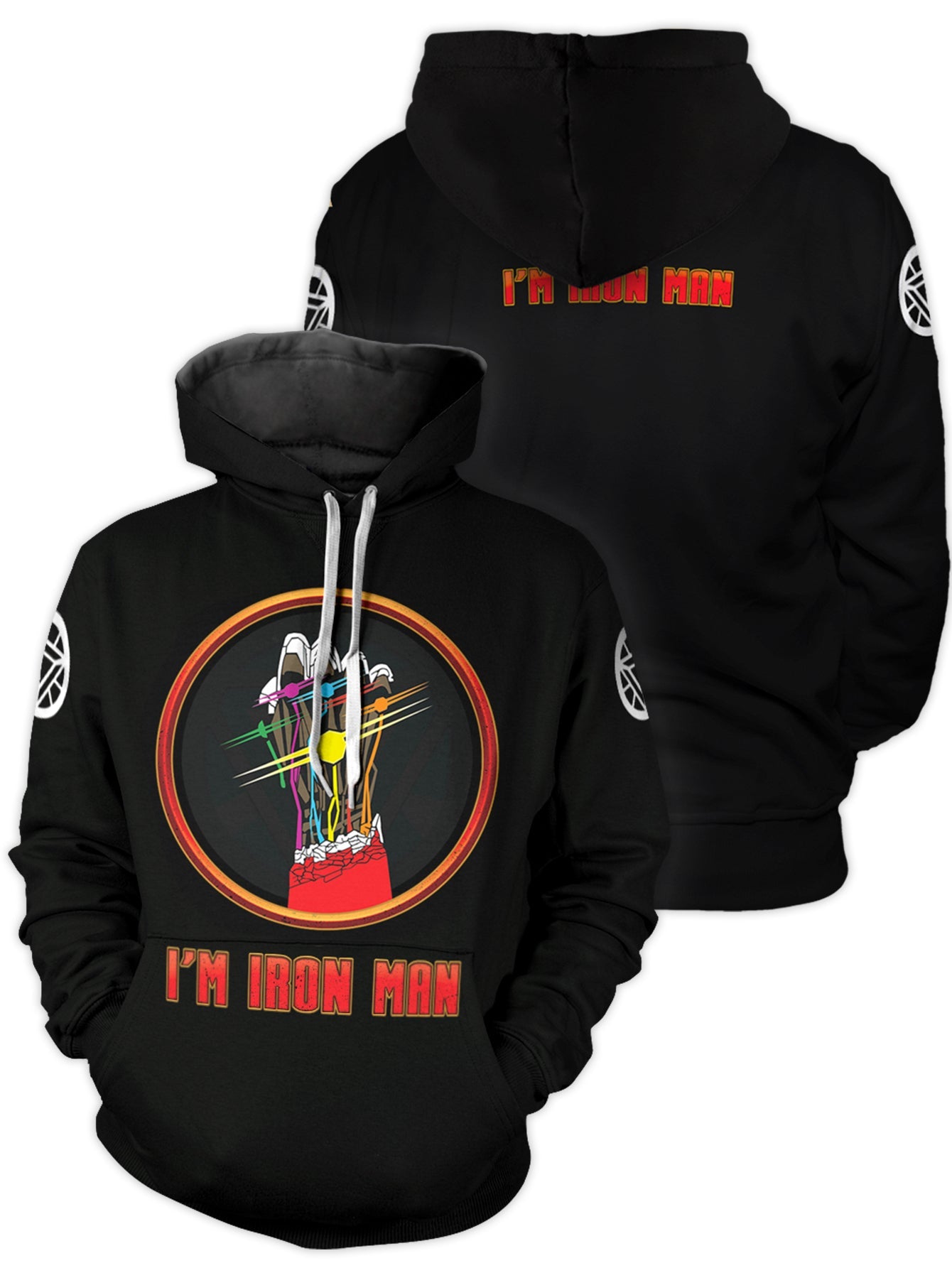 Im Iron Man Unisex Pullover Hoodie 1