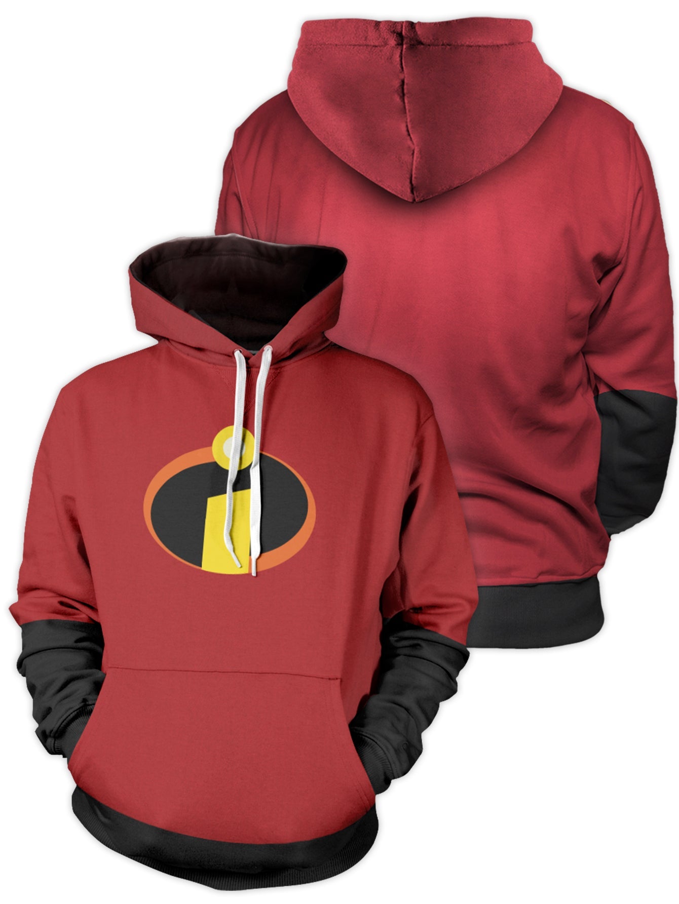 Incredibles Super Suit Unisex Pullover Hoodie 1