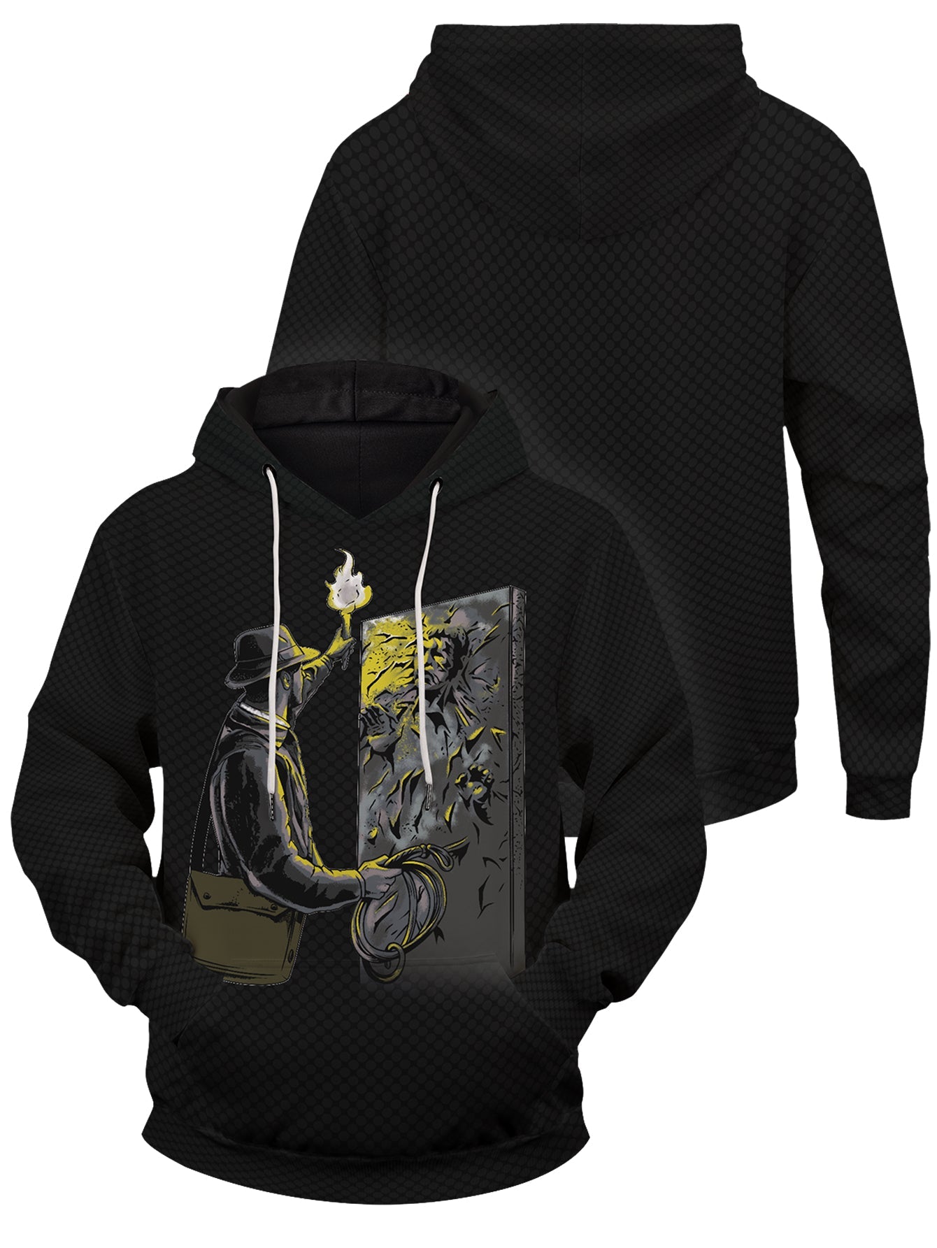 Indiana Jones Han Solo Carbonite Unisex Pullover Hoodie 1