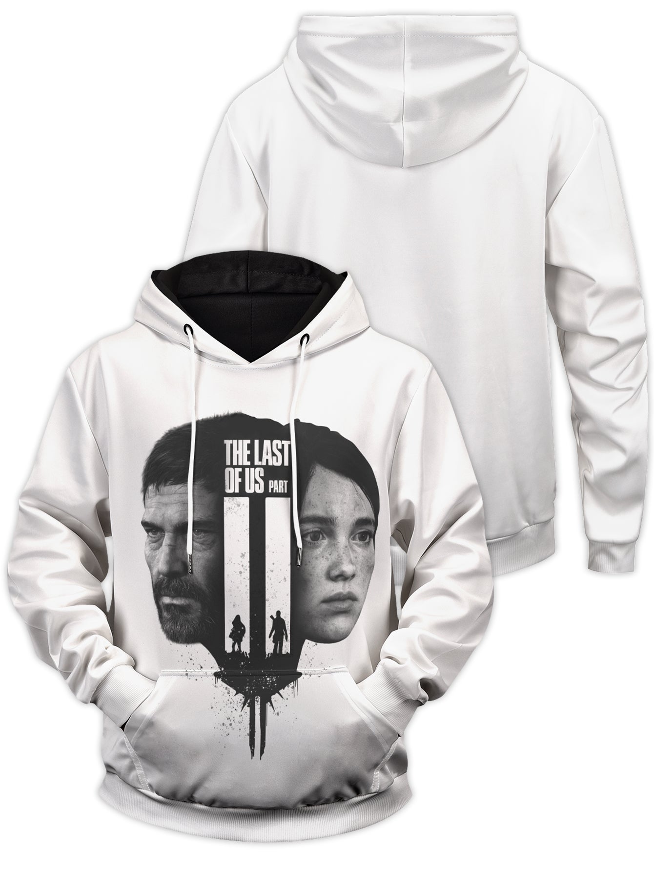 Joel and Ellie Unisex Pullover Hoodie 1