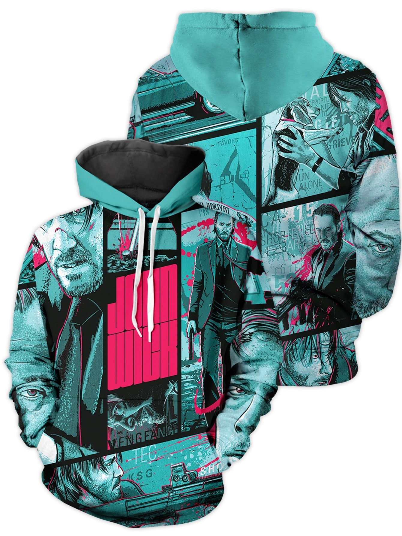 John Wick Unisex Pullover Hoodie 1