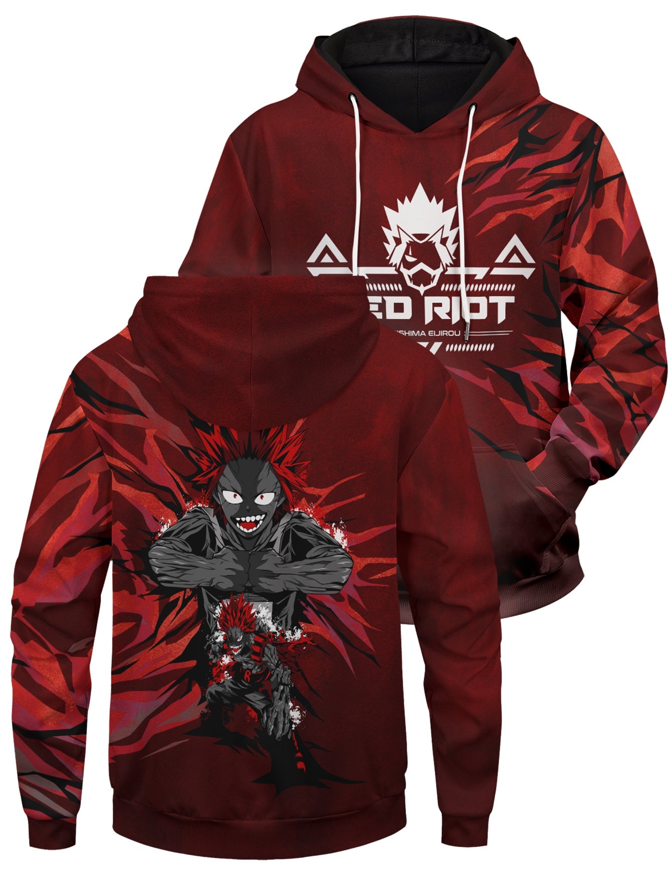 Kirishima Spirit Unisex Pullover Hoodie 1
