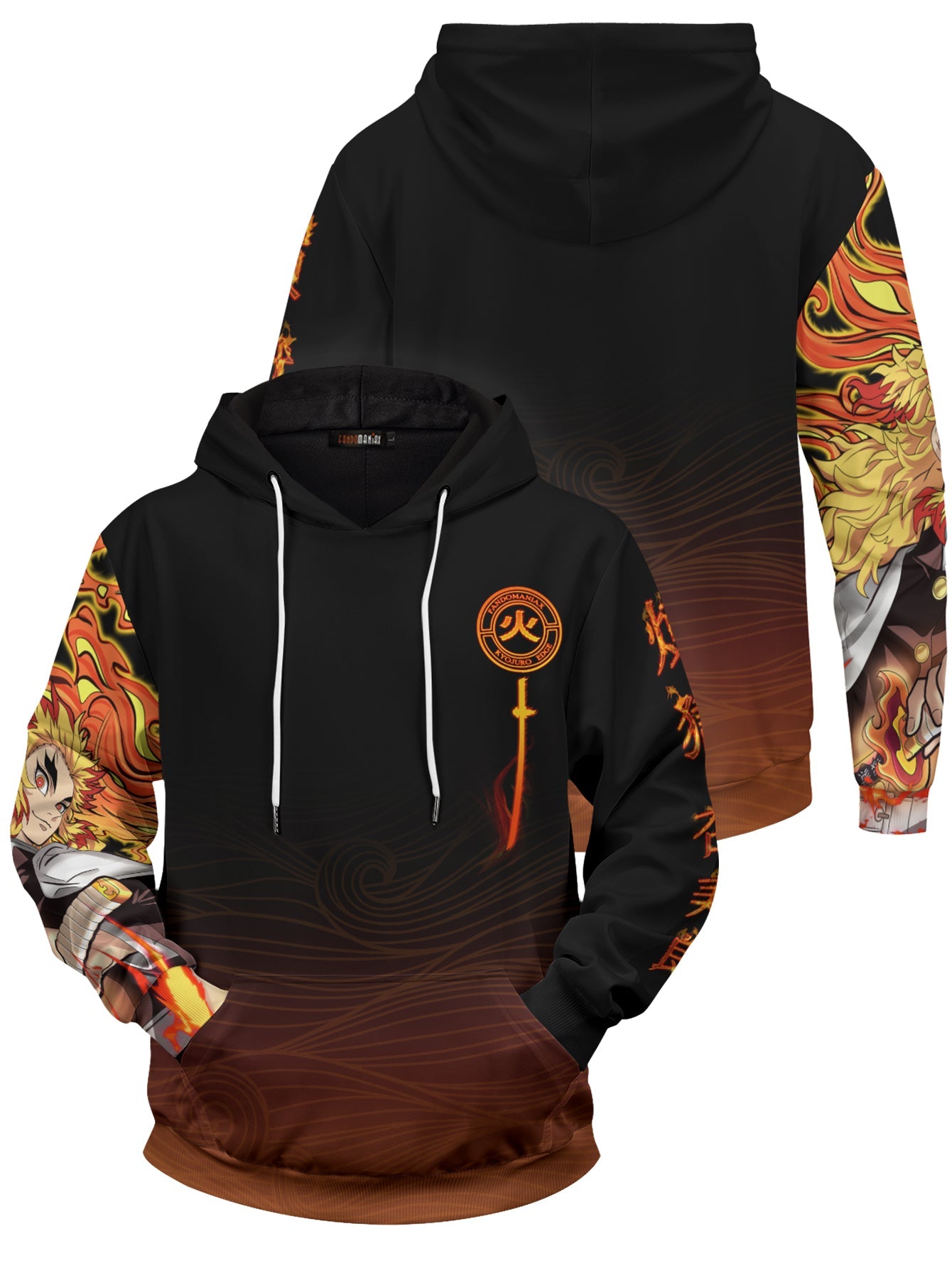 Kyojuro Edge Unisex Pullover Hoodie 1