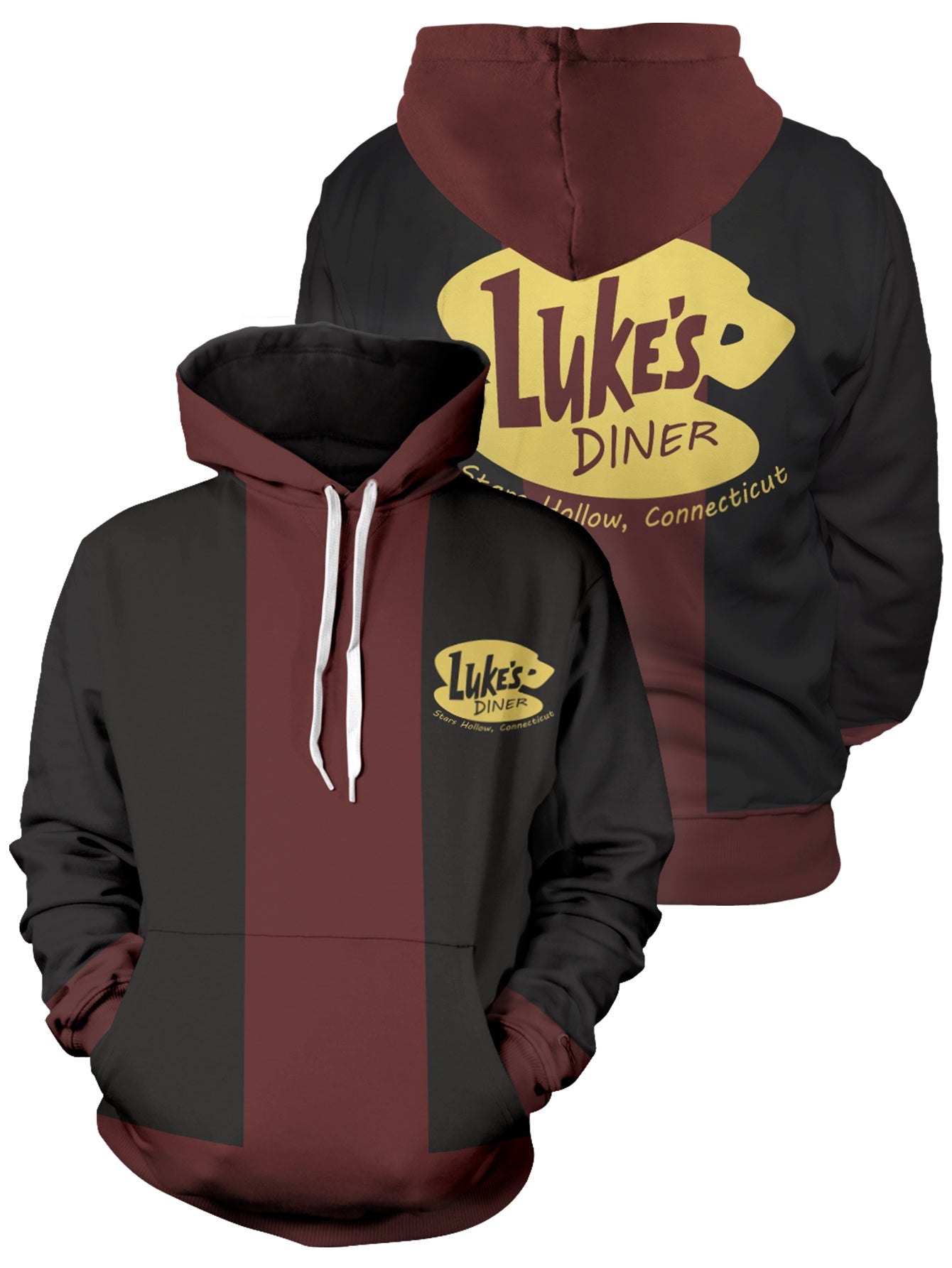 Lukes Diner Unisex Pullover Hoodie 1