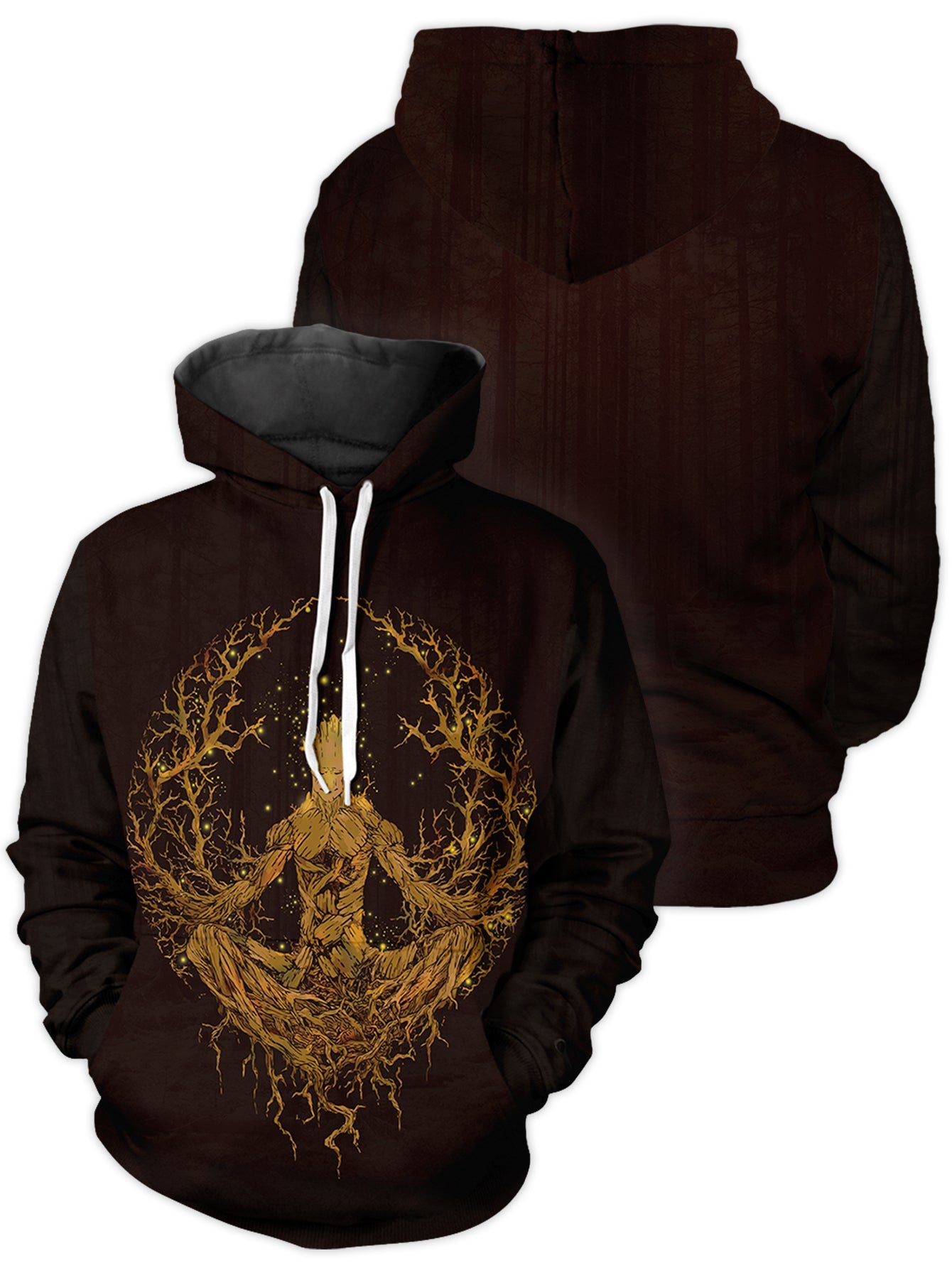 Mandala Groot Unisex Pullover Hoodie 1