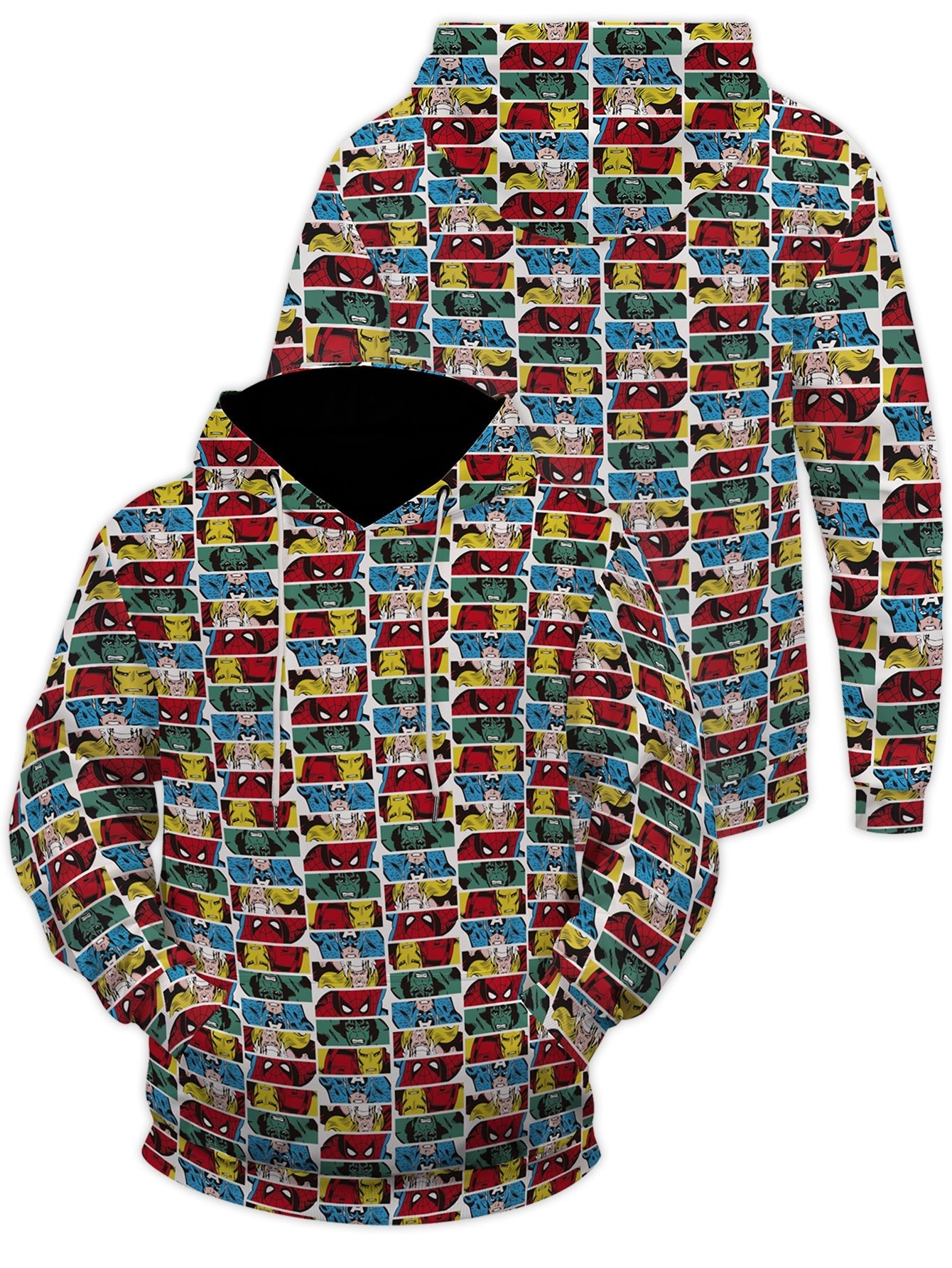 Marvel Heroes Unisex Pullover Hoodie 1