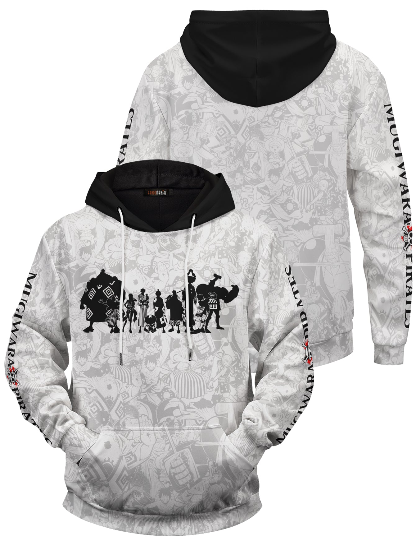 OP Wano Doodle Unisex Pullover Hoodie 1